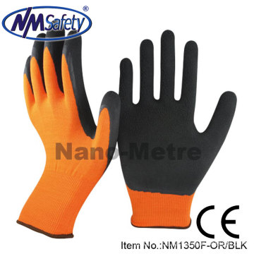 NMsafey 13 Gauge Nylon Farbe Latex Schaum Handschuhe elastische Sicherheitshandschuhe